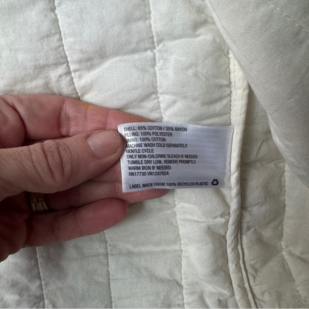 Universal Thread Quilted Jacket Patchwork Print S… - image 4